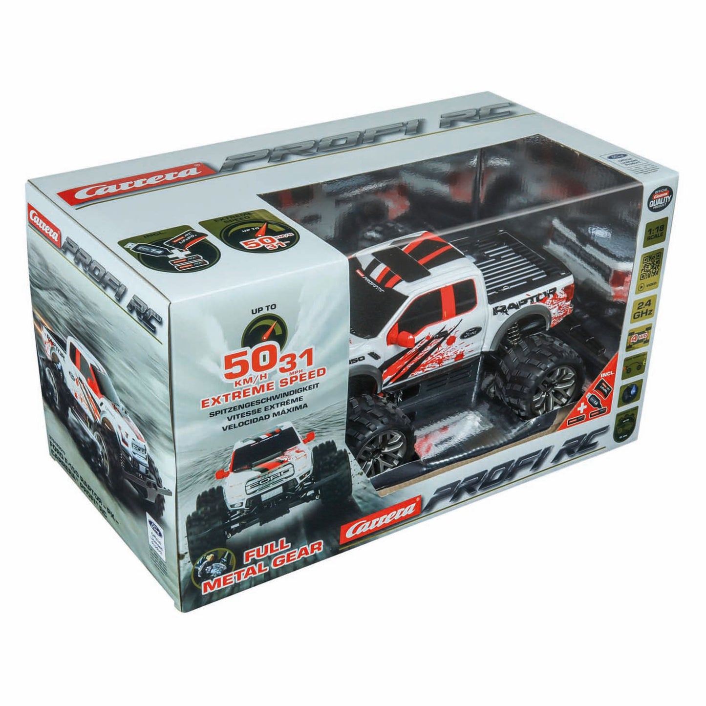 Carrera rc 2.4ghz ford f-150 raptor -px- - 50 kmh