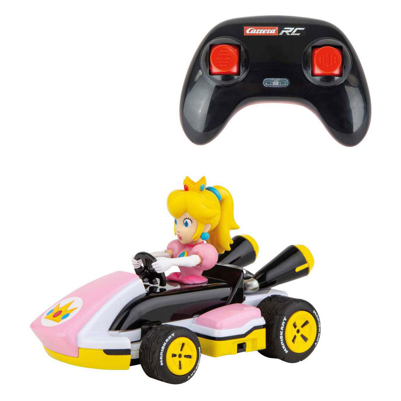 Carrera RC 2.4GHz Mario Kart Race Kart 1:32 - Melocotón