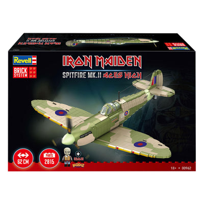 Revell Brick System Building Blocks Iron Maiden Spitfire MK.II Aces High 1:18 - 2802 pezzi.