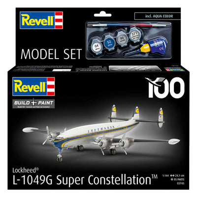 Revell model kit lockheed l.1049g super constellation lufthansa 1:144 - 95pz.