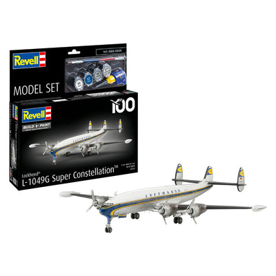 Revell model kit lockheed l.1049g super constellation lufthansa 1:144 - 95pz.