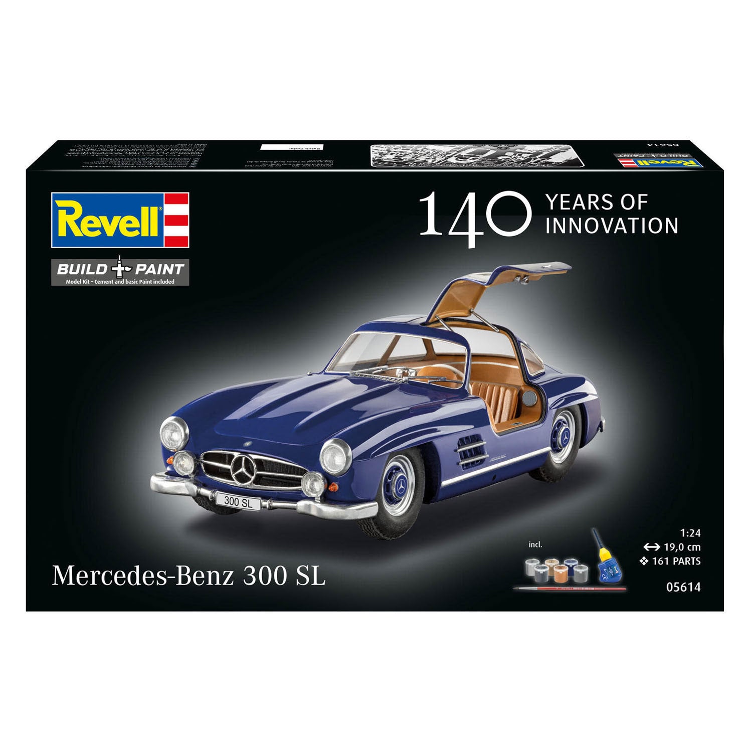 Revell model kit set regalo Mercedes-Benz 300 1:24 - 161 pezzi.
