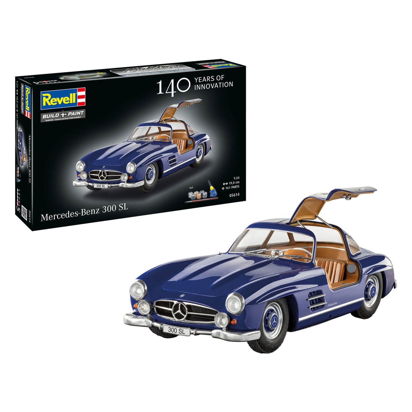 Revell model kit set regalo Mercedes-Benz 300 1:24 - 161 pezzi.