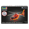 Revell model kit starter kit elicotteri airbus ec135 air-glaciers 1:72 - 75 pezzi.
