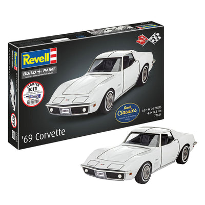 Revell model kit starter kit corvette c3 1:32 - 20 pezzi.