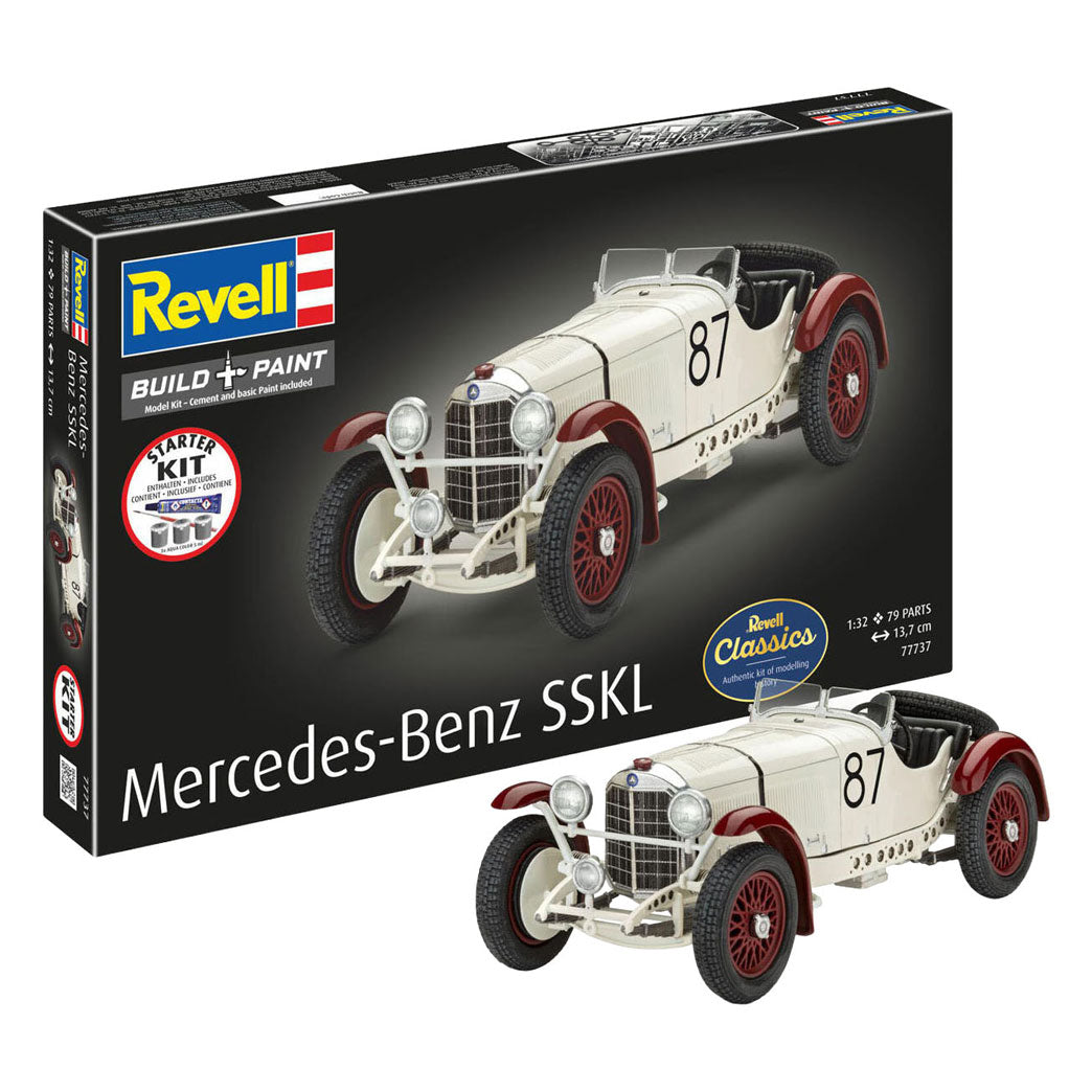 Revell model kit starter kit mercedes-benz sskl 1:32 - 79 pezzi.