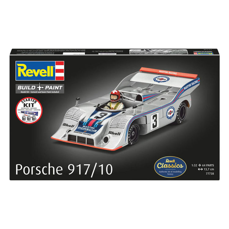 Kit modello Revell Starter Kit Porsche 917 10 1:32 - 64 pz.