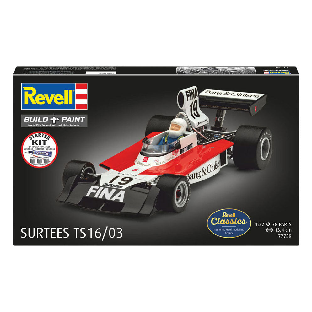 Revell model kit starter kit surtees ts16 03 1:32 - 78 pezzi.