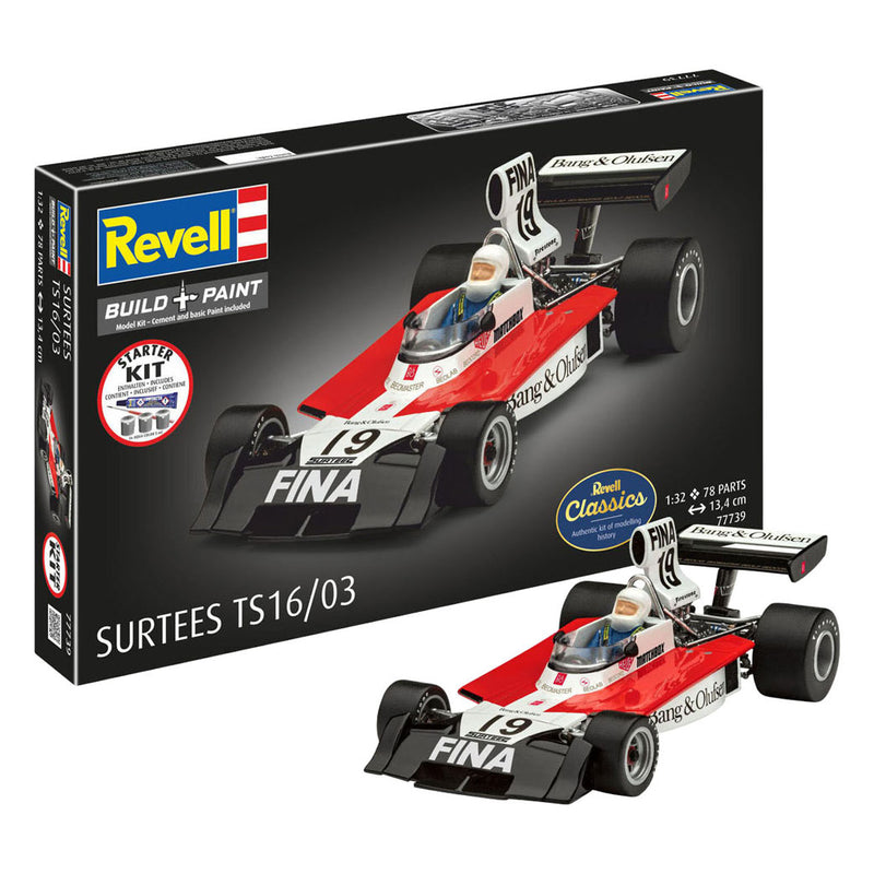 Revell model kit starter kit surtees ts16 03 1:32 - 78 pezzi.