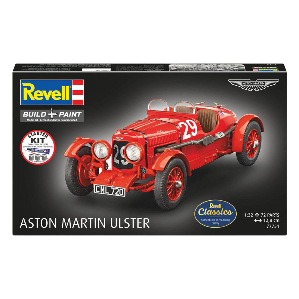 Revell model kit kit de inicio aston martin ulster 1:32 - 72uds.