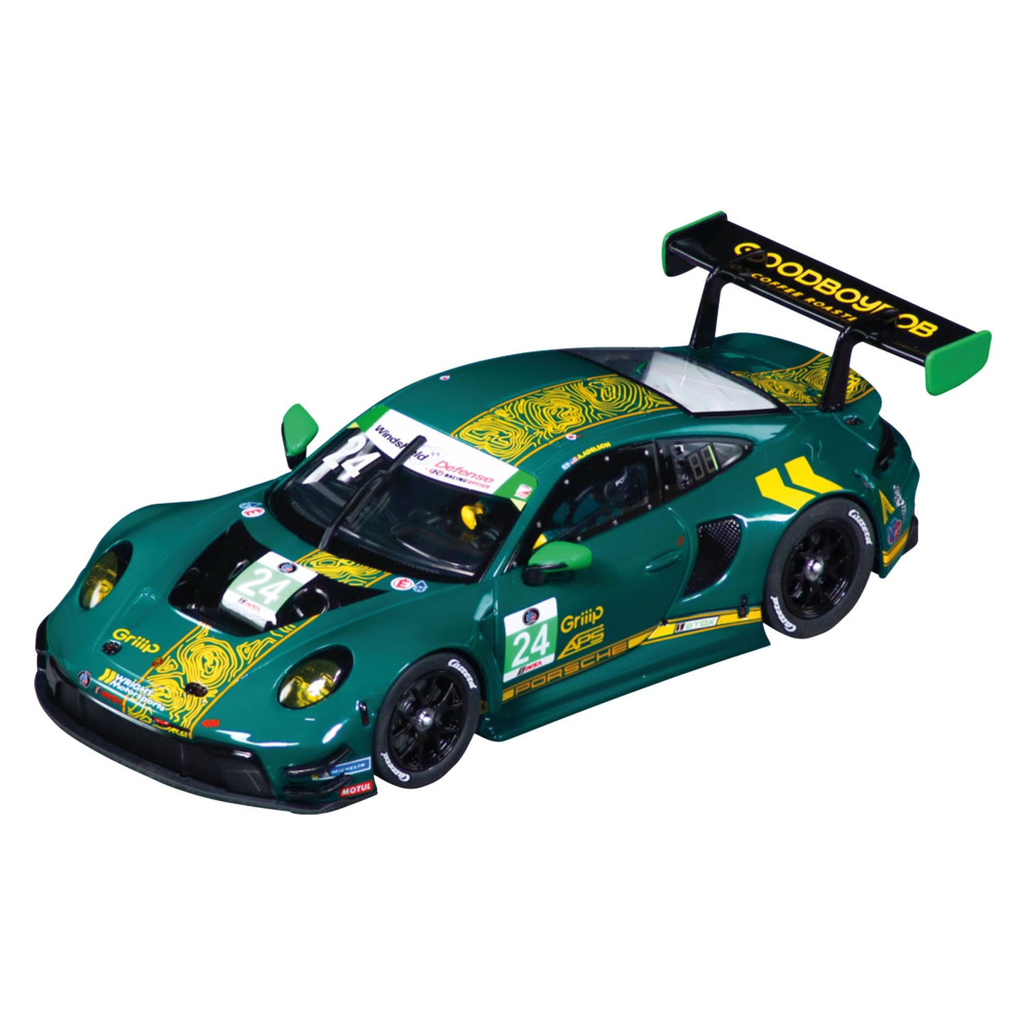 Carrera digital porsche 911 gt3 r wright motorsports, no.24 - 1:32