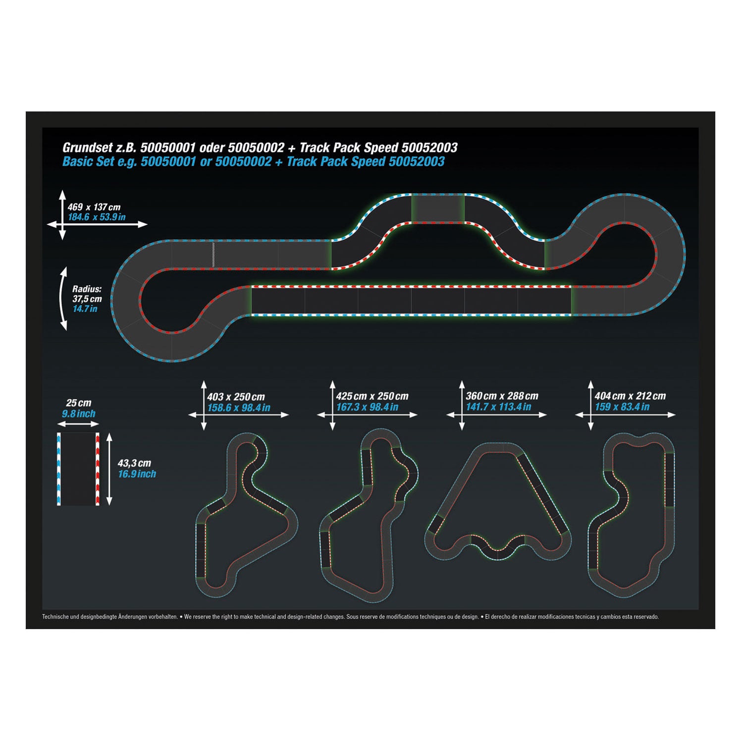 Carrera hybrid baanstukken track pack 1 - 10dlg.