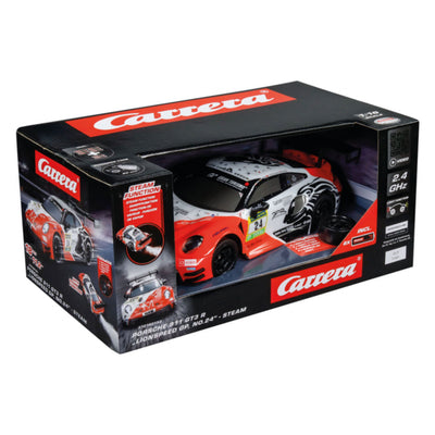 Carrera rc 2.4ghz porsche 911 gt3 r lionspeed gp, no.24 - 1:16