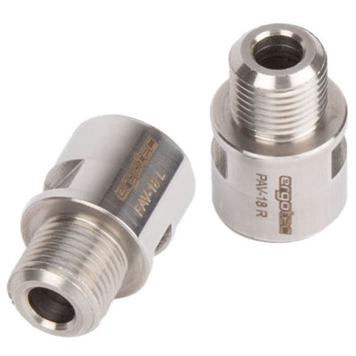 Pedal Asleger 9 16 Ergotec - Acero inoxidable pulido