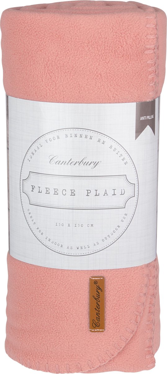 Pile scozzese Canterbury - accogliente - rosa - 150x130 cm