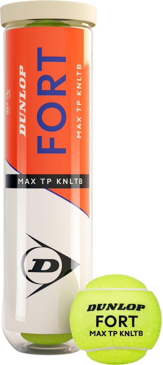 Dunlop fort max tp knltb - giallo - 4 pezzi