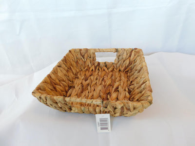 Cesta Baskin jacinto recubierta de tela 25x25x8cm