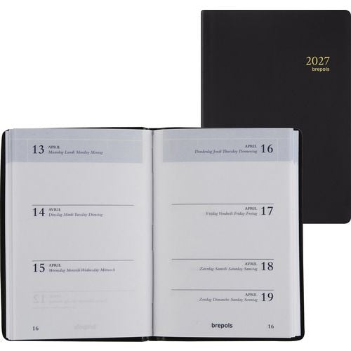 Brepols agenda de bolsillo armada 2026 10x7cm