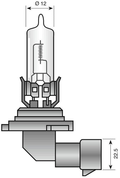 Bulbo de faros de Spahn 12V 65W HB3 P20D