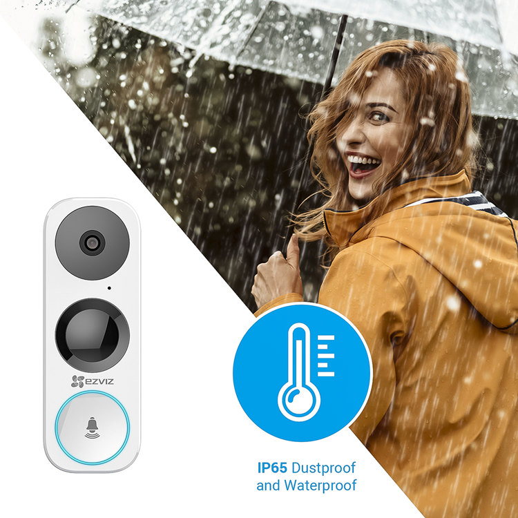 Ezviz 1066445 - timbre db1 cs-db1-a0-1b3wpfr | 1 pieza