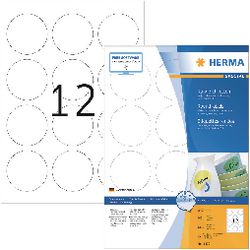 Herma movables labels round 60 100 sheets din A4 1200 pieces 4477
