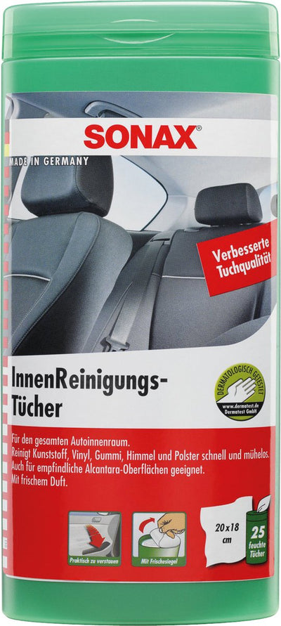 Sonax interior cleaning wipes 25 pieces 04122000