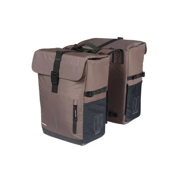 Basil Basil Double Bicycle Borse Move Mik 30 litri 16 x 27 x 38 cm marrone