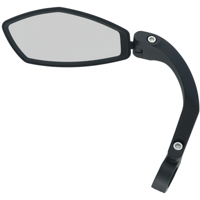 EDGE SPIEGEL E-BIKE Izquierda 360 grados ajustables 21-26 mm-negro