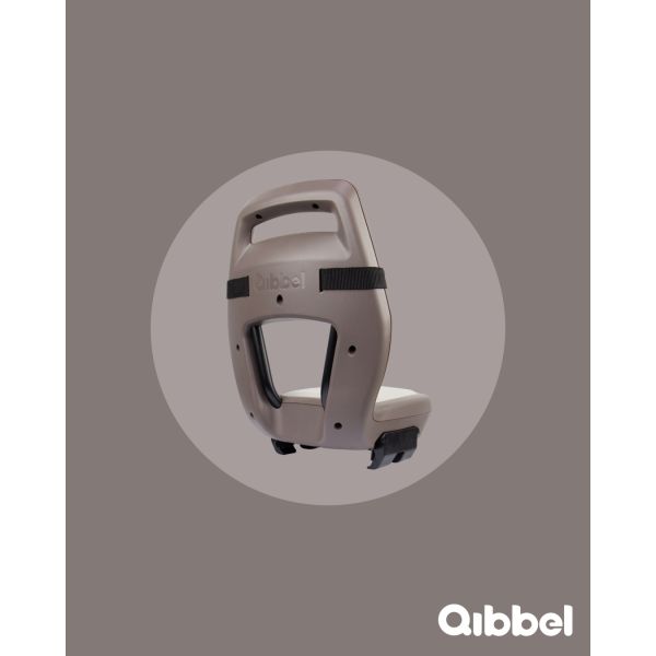 Asiento trasero de Qibbel junior 6+ portador de equipaje negro marrón claro