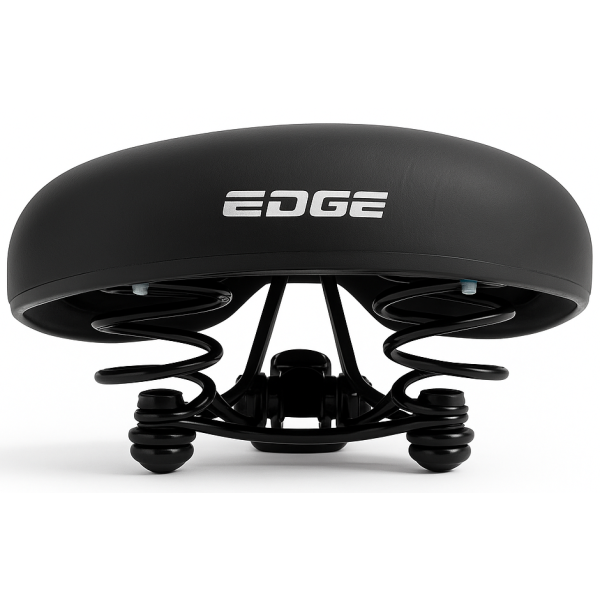 Edge Fietszadel City Black (empaque del taller)