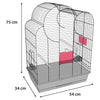 Flamingo flamingo Grasparietenkooi Wammer 1 54x34x75 cm negro