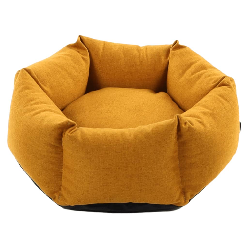 Cestino per cani fenicotteri fenicotteri con cerniera ziva esagonale 50x18 cm ocra colorato