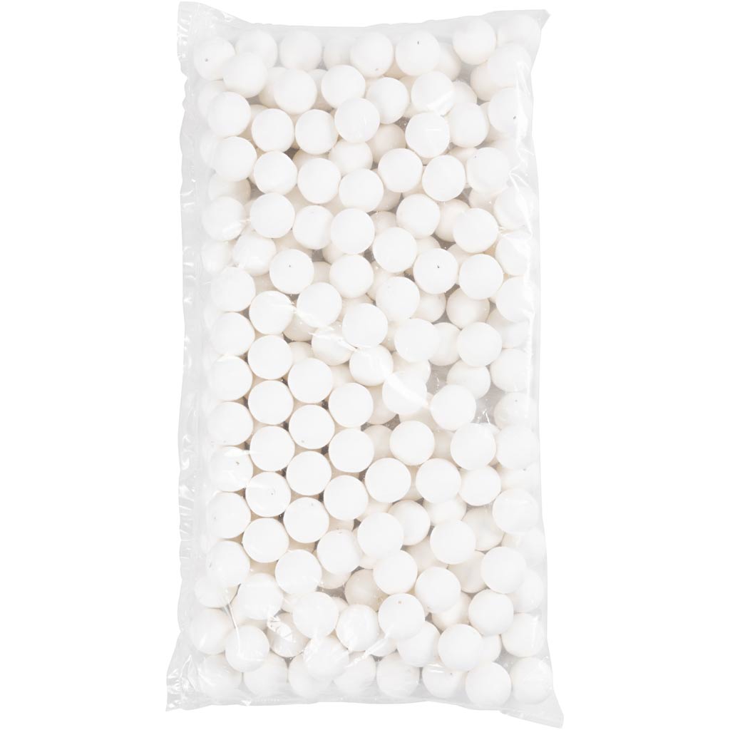 Creativ company balls, d 30 mm, white, 200 pieces 1 box