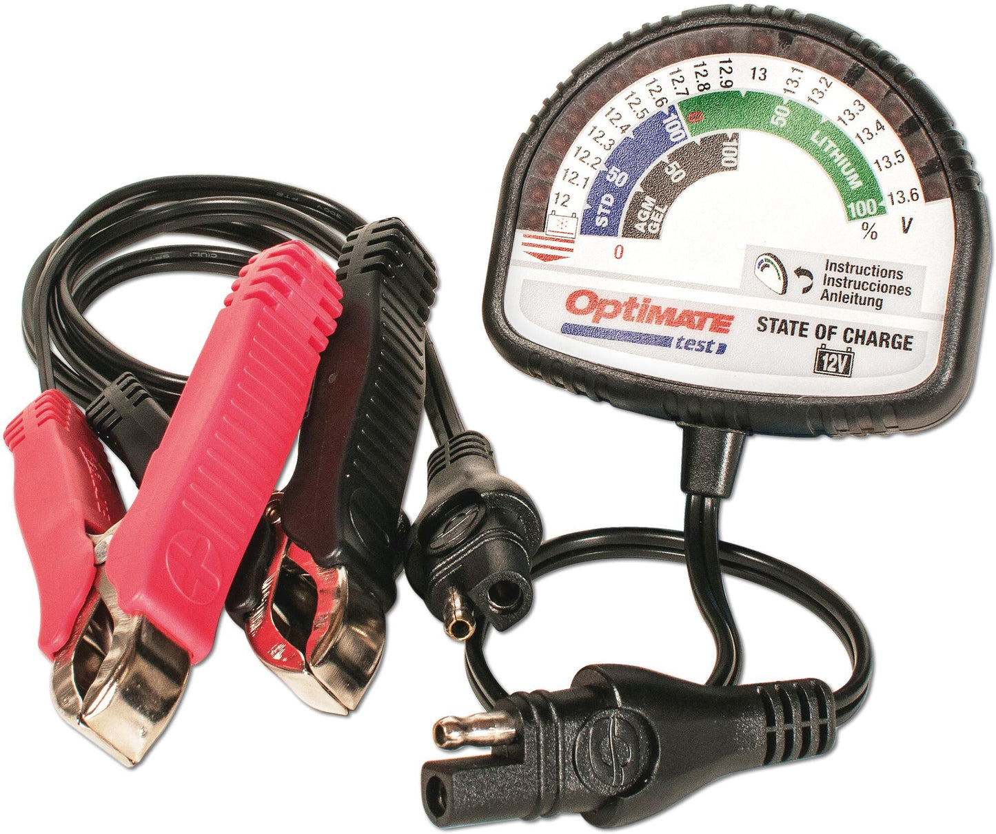 TecMate Accutester Optate Prueba del probador de batería Tensión óptima