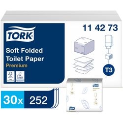 Toilet paper tork soft premium folded pack 30 pieces