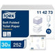 Toilet paper tork soft premium folded pack 30 pieces