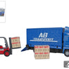 Kids Globe Globe Man Truck con camion per carrelli elevatori. 17 cm