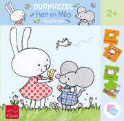 Duo puzzle fien e milo. 2+ - afbeelding 1