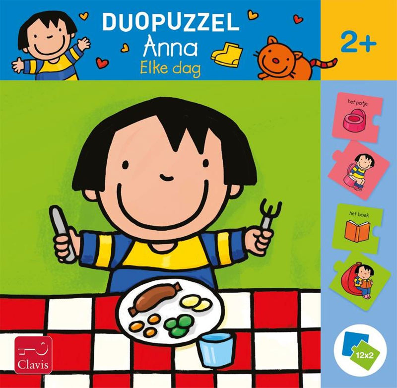 Duo puzzle Anna, ogni giorno. 2+