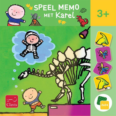 Clavis play memo with karel. hello dino! 2+