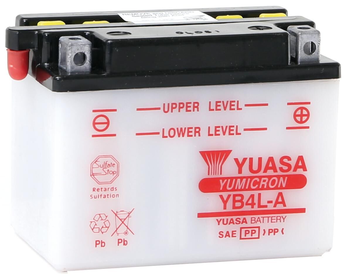 Batería Yuasa YB4L-A estándar sin SP