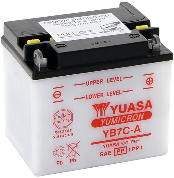 Batería Yuasa YB7C-A estándar sin SP