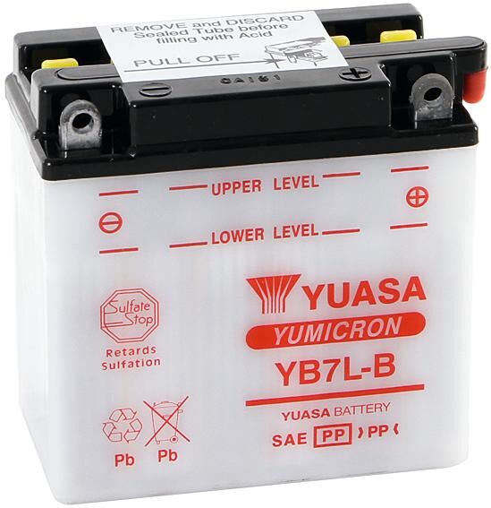 Yuasa batterie yb7l-b battery yb7l-b standard without sp