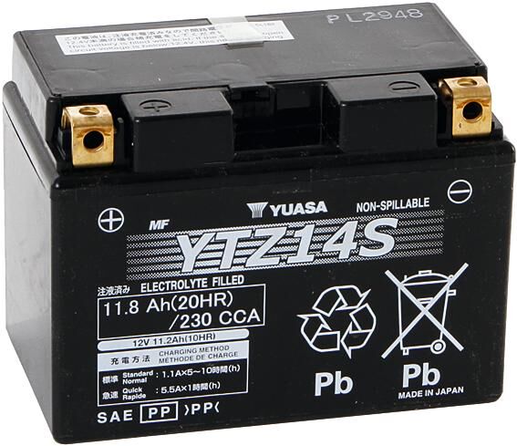 Batería Yuasa YTZ14S.