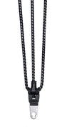 Cortina Snelbinder Yakarta 62 cm de gris negro
