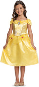 Disguise disney prinses - beauty the beast, belle jurk classic, maat s (5 - 6 jaar), meisjes