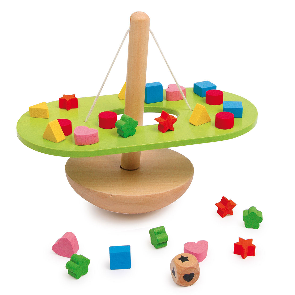 Pequeño juego de balance de balanceo de pies