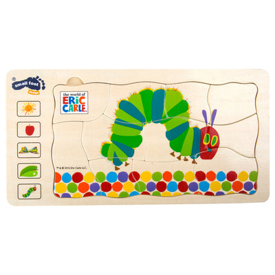 Pequeño pie Caterpillar Nooitgenoeg Laagen Puzzle, 36dlg.