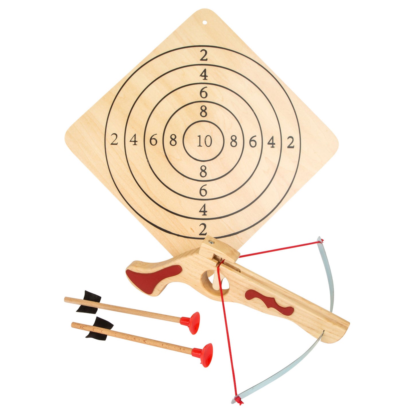 Set da gioco a balestra in legno piccolo