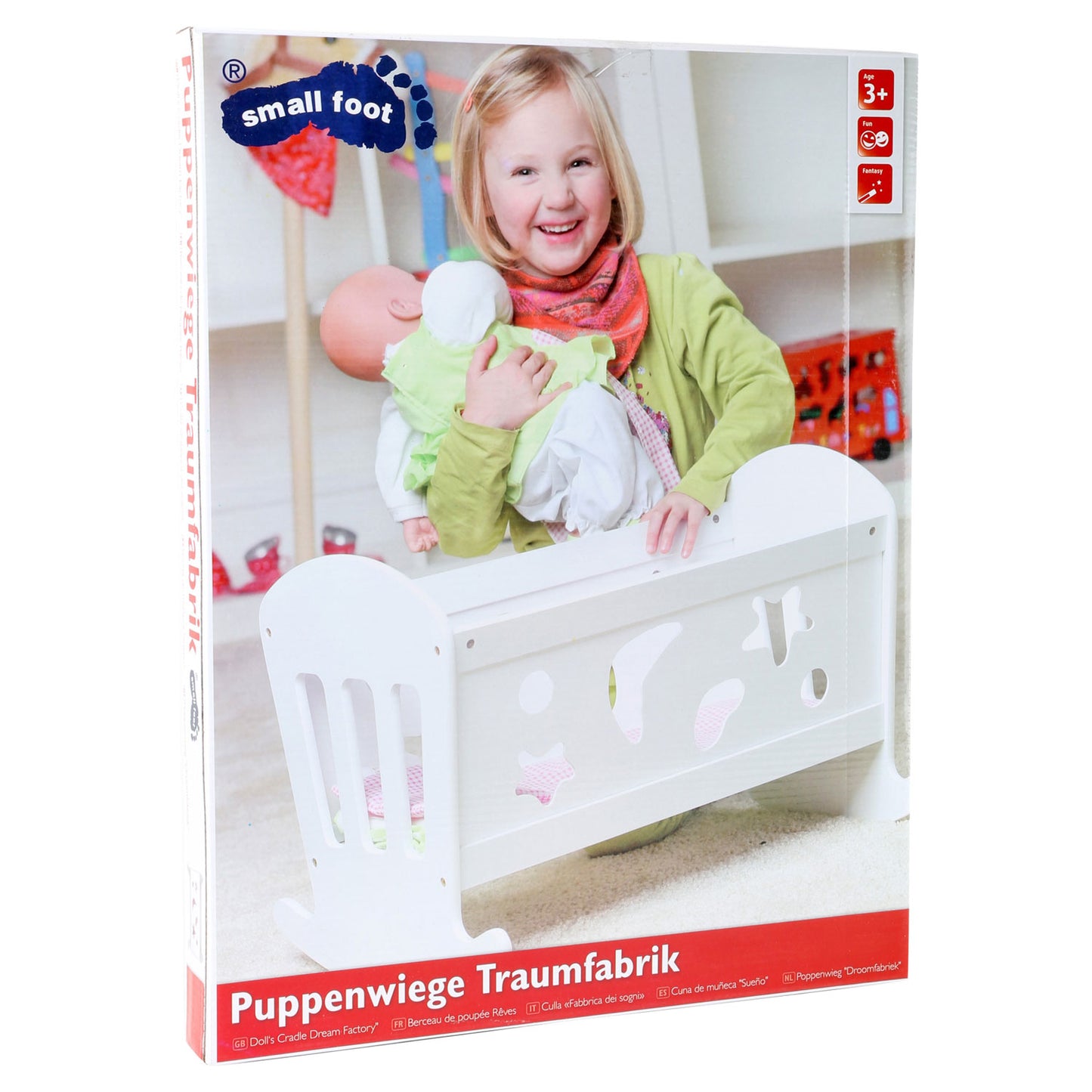 Small foot - houten poppenwieg